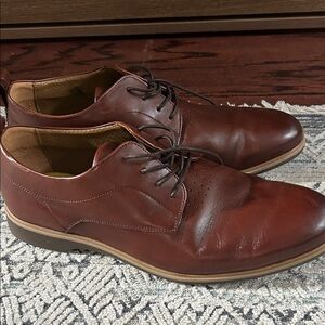 Classic Brown Leather Oxfords